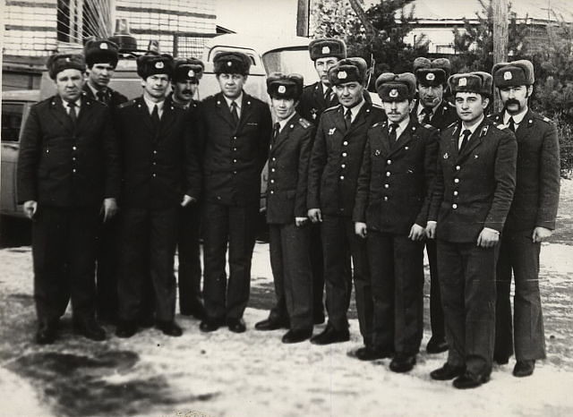 Сотрудники Ивановского ГАИ